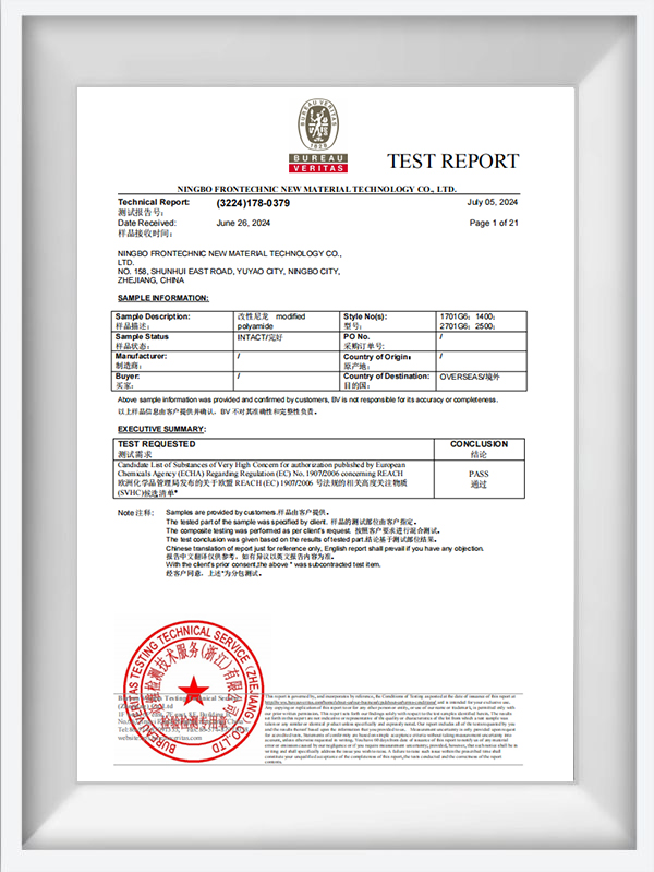 Zpráva o testování BV